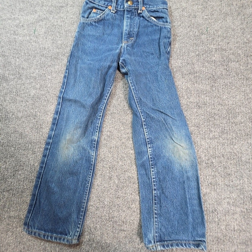 Lee Jeans Boys 8 Slim Blue Denim Straight 23x22 Pockets Casual Fall School
